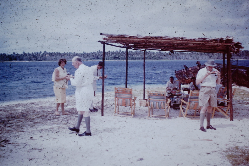 1961 July - Mr Siddons and Mr Cole Picnic Butete Island.JPG
