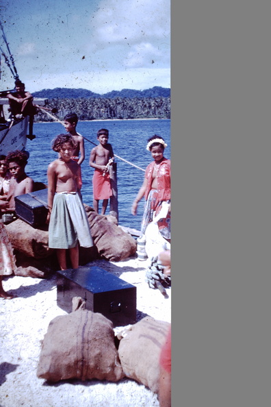 1961 July - Tikopeans Going Home on Cape Torrens.JPG